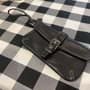 Coach Leather Wristlet